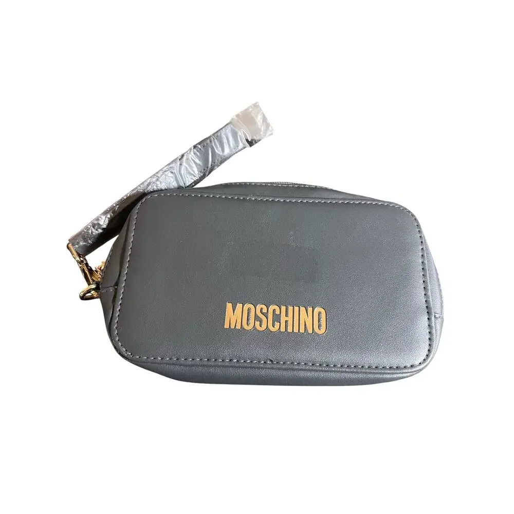EUC China Airlines Moschino Business Class Zippered Toiletry Pouch Luggage Tag